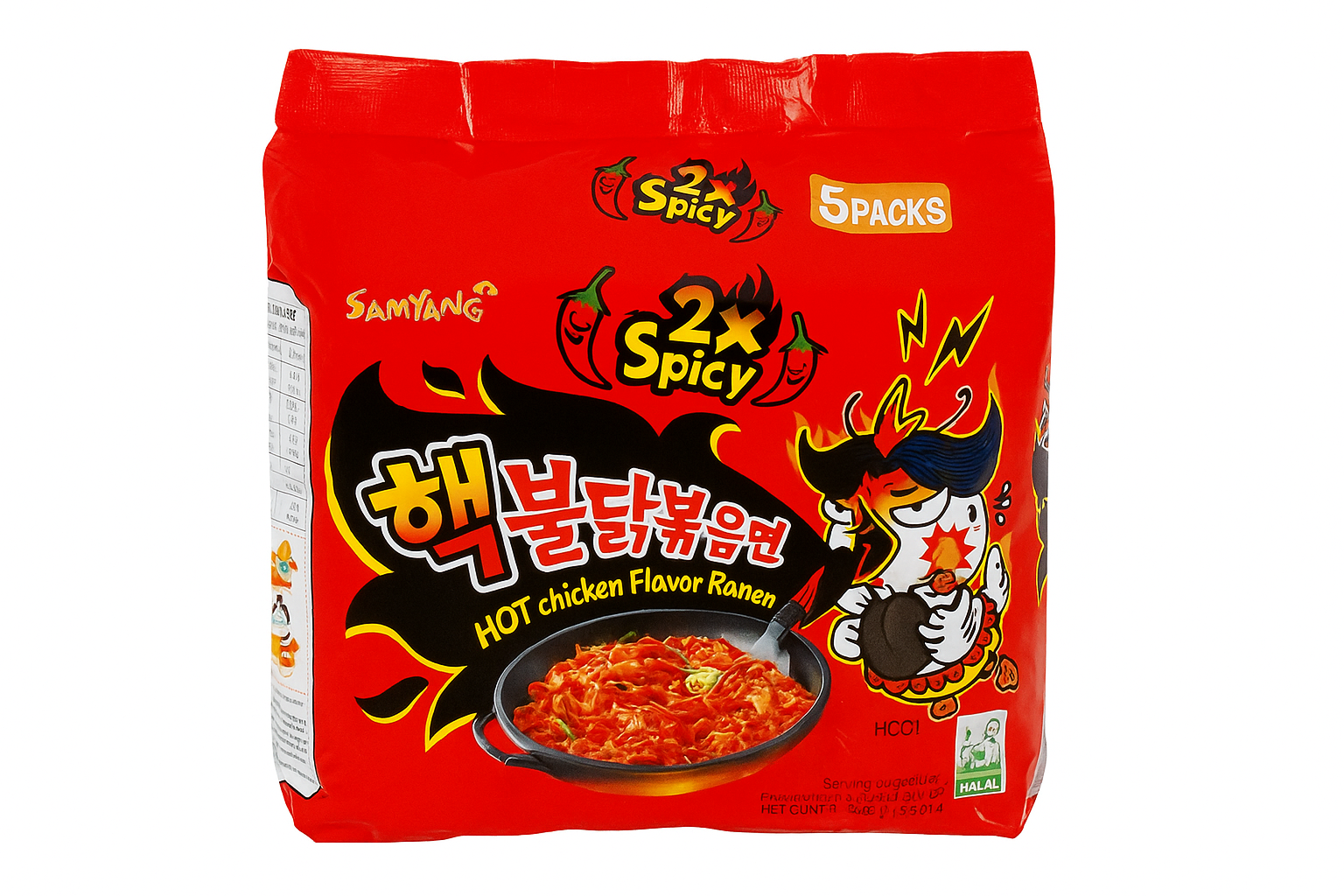 Samyang 2x spicy Ramen Noodles 5pack