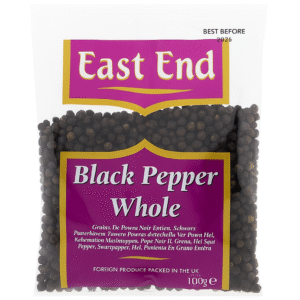 East End BLACK PEPPER WHOLE 100g