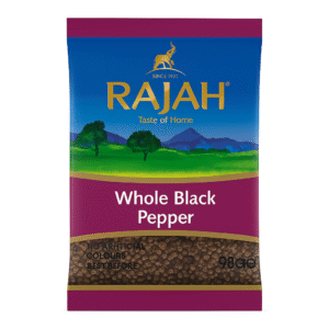 Rajah Whole Black Pepper 100g