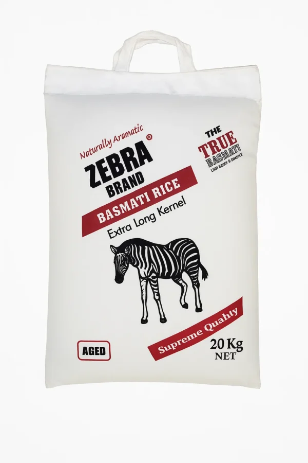 Zebra Basmati Rice 20 KG