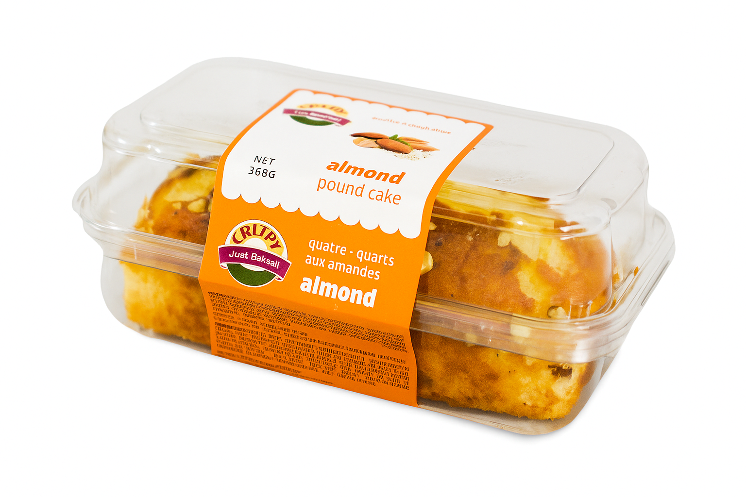 Crispy Almond Pound Cake