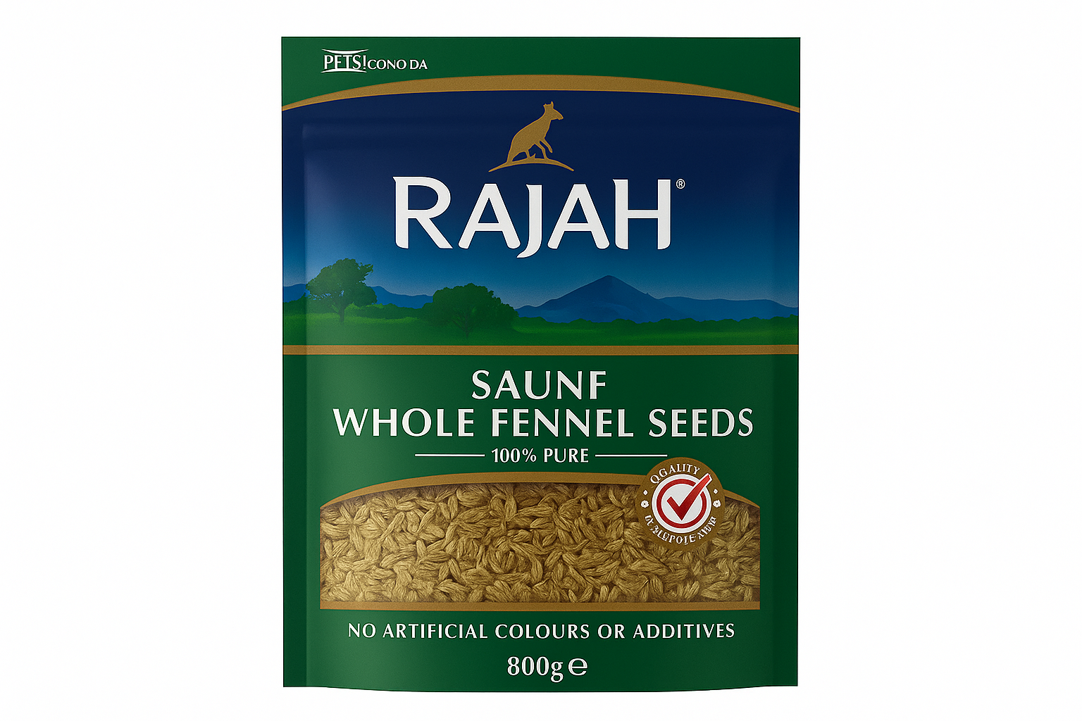 Rajah Whole Fennel Seeds 800G