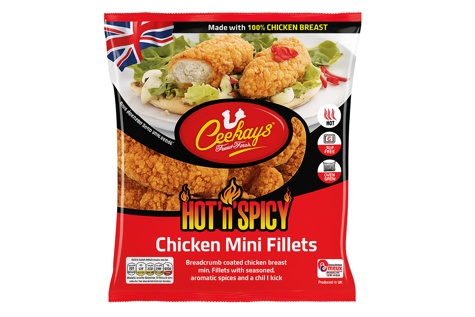 Ceekays Hot&Spicy Mini Fillets 500g