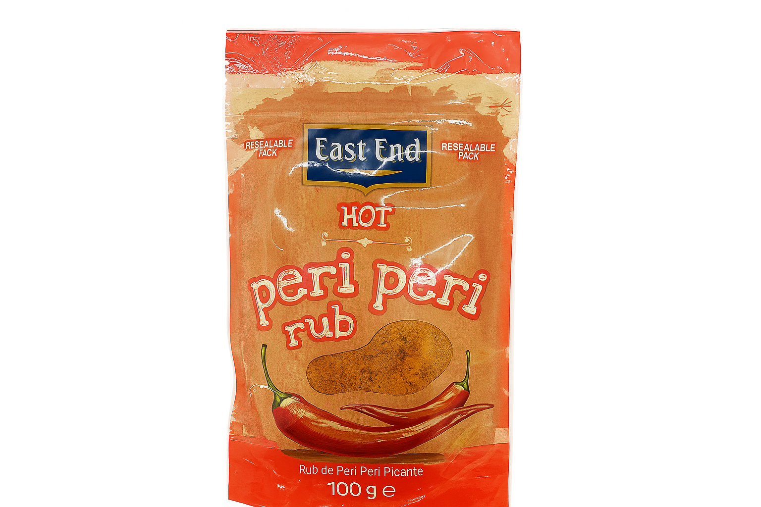 East End Hot Peri-Peri Rub 100g