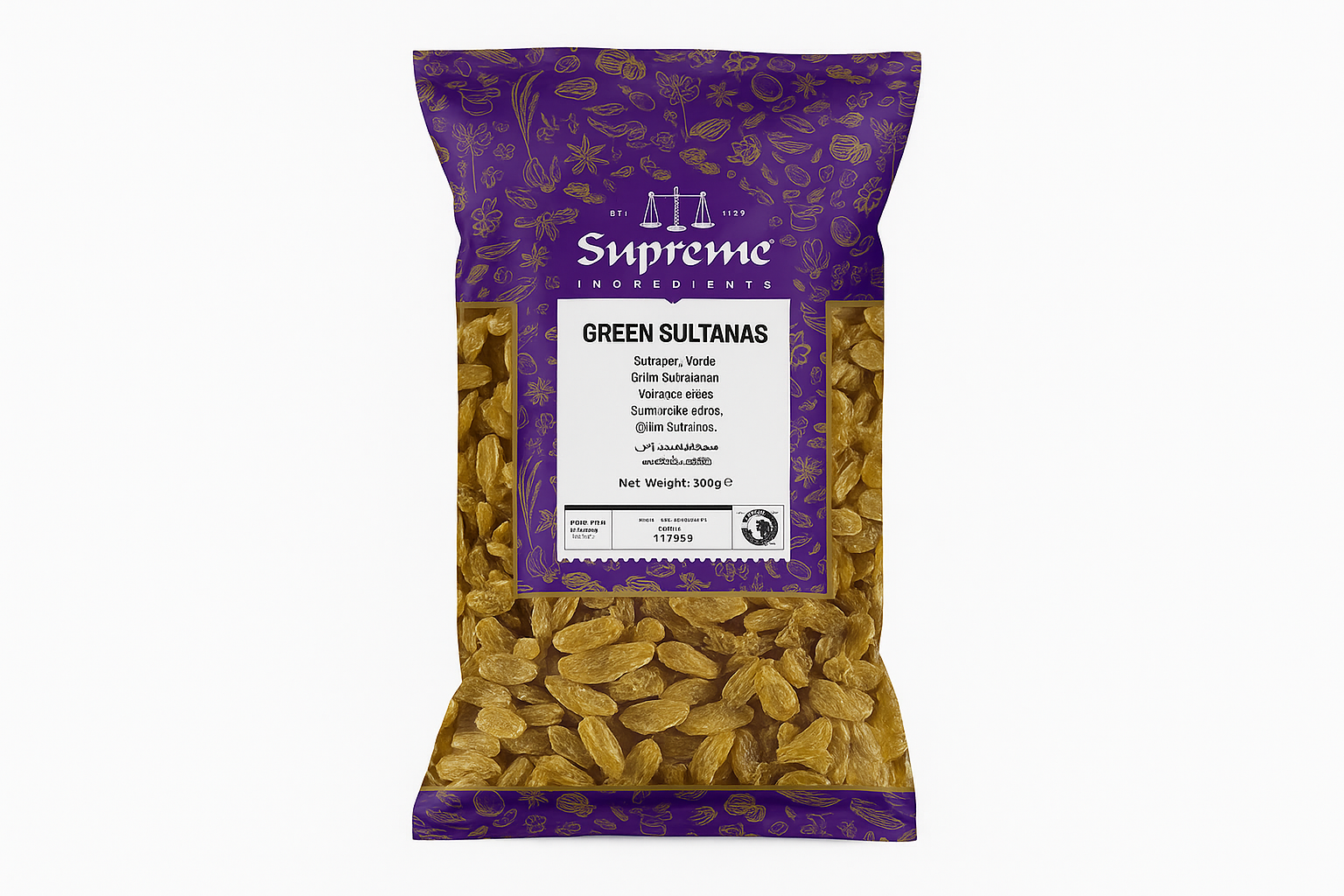 GREEN SULTANA 100G