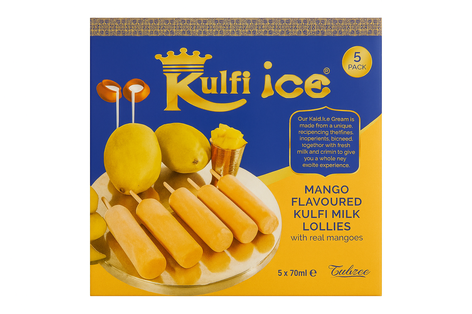 KULFI ICE MANGO 5pack