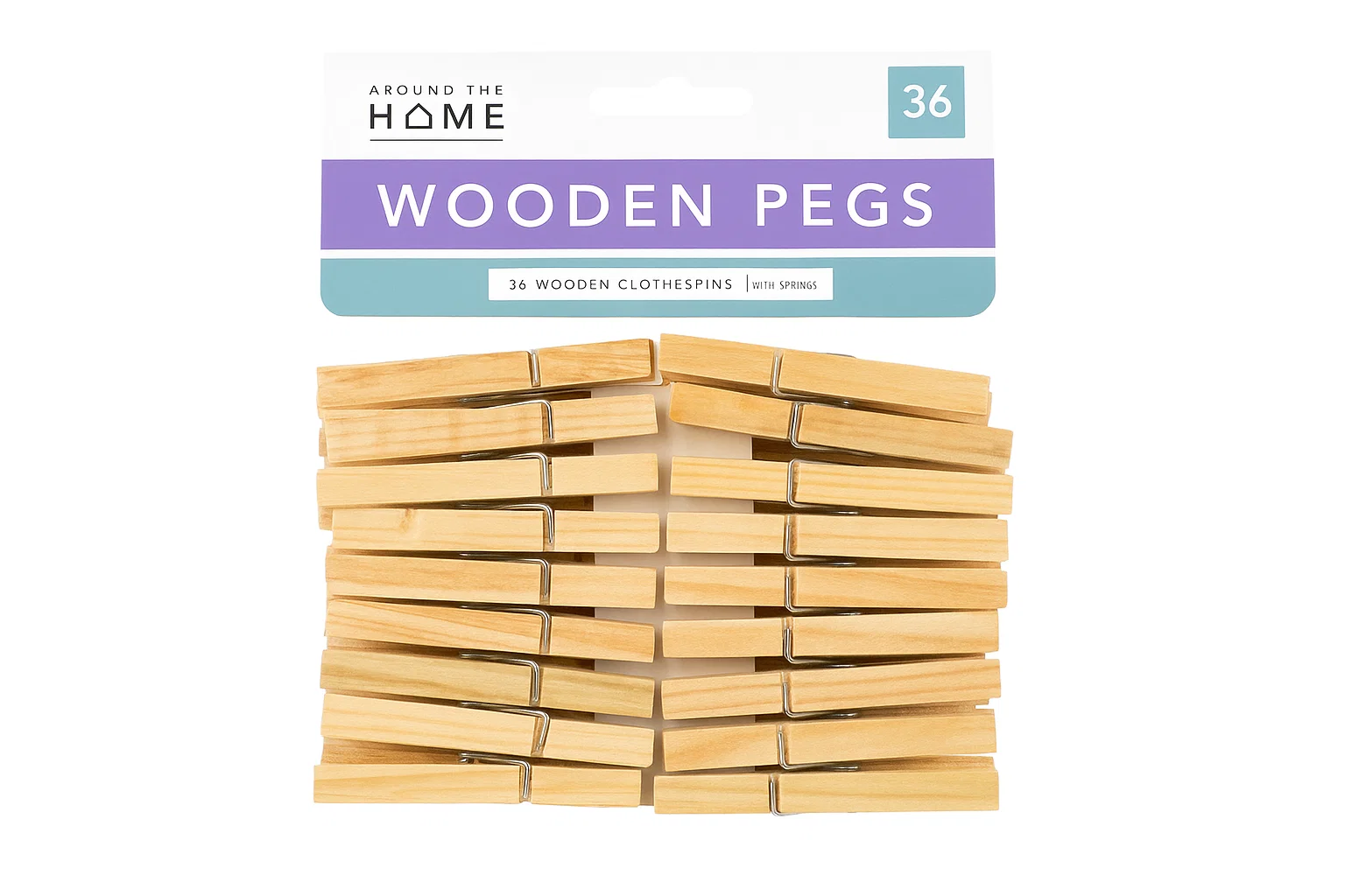 Wooden Pegs 36