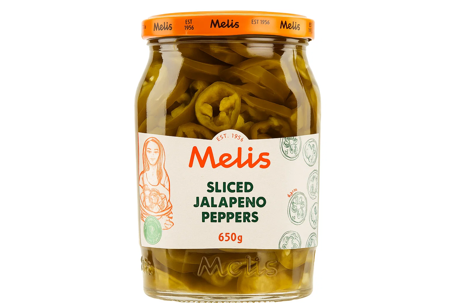 Melis Jalapeno in Brine 650g