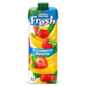 Fresh Strawberry Banana 1L
