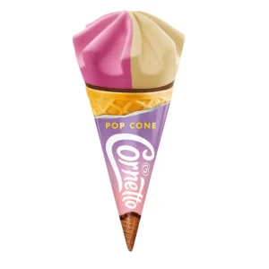 Cornetto Strawberry ice cream cone