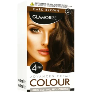 Glamorize Men Dark Brown Hair Dye pack