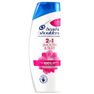 Head & Shoulders 2in1 Smooth & Silky 450ml shampoo bottle