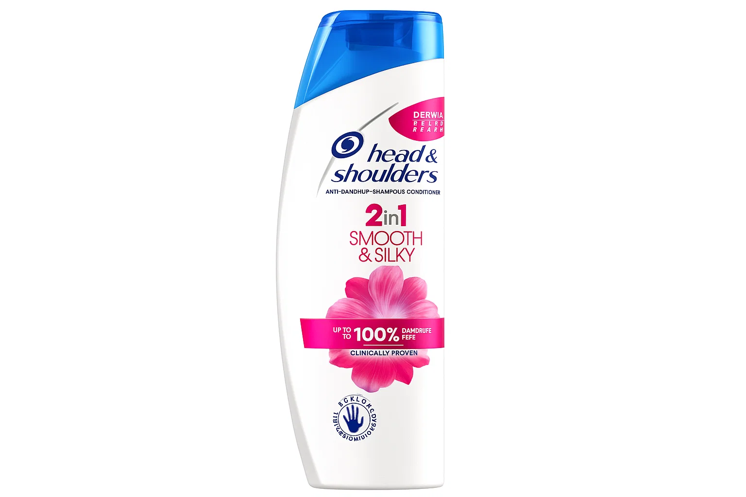 Head & Shoulders 2in1 Smooth & Silky 450ml shampoo bottle