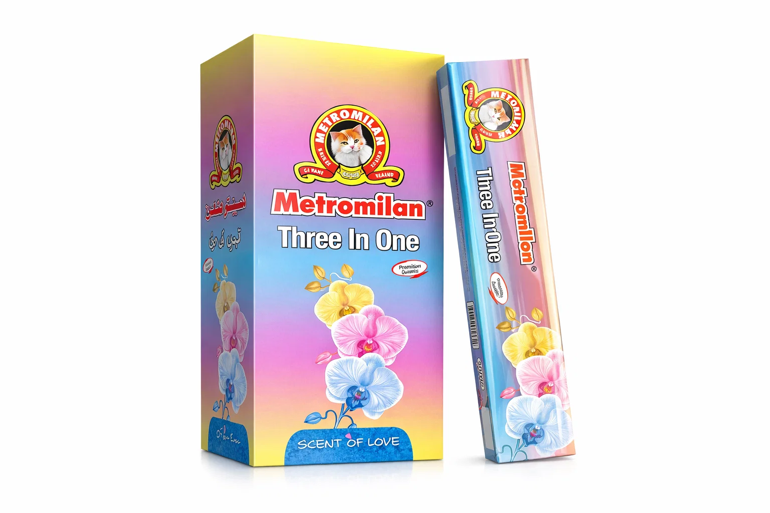 Three in One Agarbatti – Metro Milan – Premium Long-Lasting Fragrance from Ambas Foods