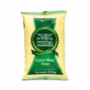 Heera Corn Meal Fine 1.5kg – Premium Milled Fine Maize Flour for Smooth Makki Atta Rotis and Gluten-Free Baking from Ambas Foods