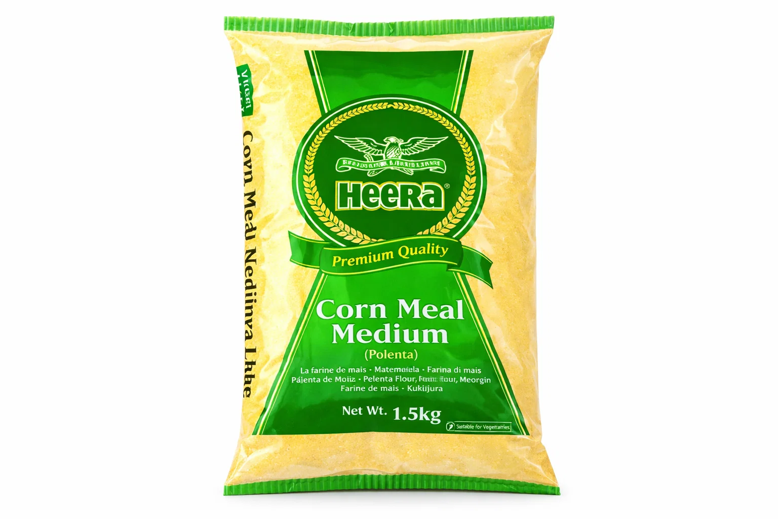 Heera Makki Atta 1.5kg – Premium Golden Maize Flour for Traditional Rotis and Gluten-Free Baking from Ambas Foods