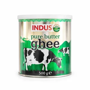 Indus Butter Ghee 500 G – Pure Clarified Butter in a 500g Jar for Healthy Cooking from Ambas Foods