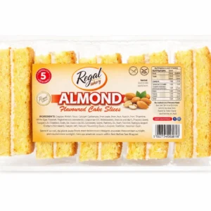 7 Slices of Premium Regal Slices Almond Cake – Fresh, Handpicked & Healthy from Ambas Foods