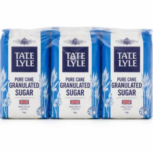 Tate & Lyle Granulated Sugar – Pure Cane Sugar in a 1kg Paper Bag for Baking and Drinks from Ambas Foods