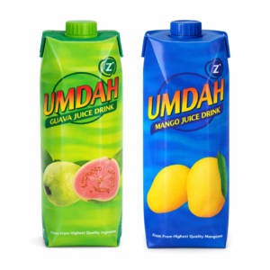 Umdah Mango/Guava 1 L – Premium, Exotic & Refreshing Tropical Fruit Nectar from Ambas Foods