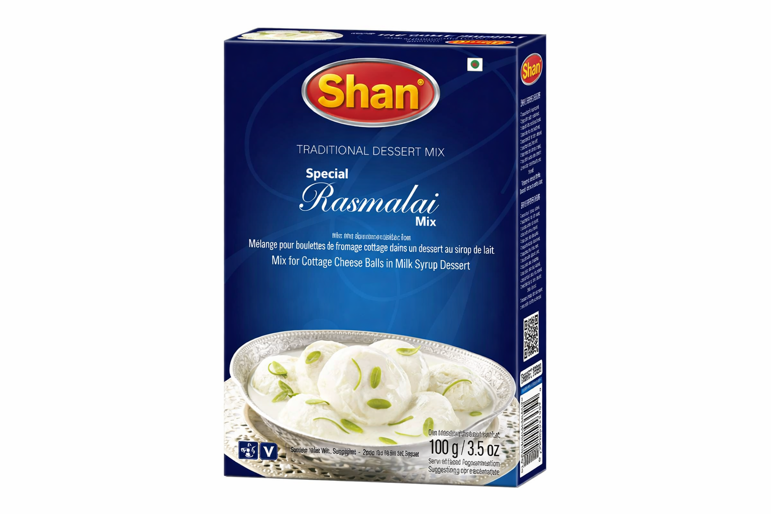 Shan Rasmalai Mix – Premium, Spongy & Aromatic Dessert Mix from Ambas Foods