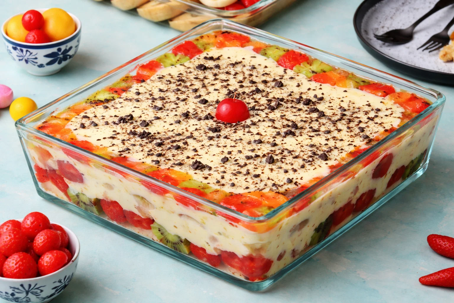 Celebrate Eid with a Delicious Fruit Trifle from Ambas Foods