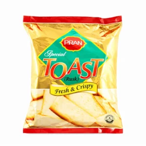 PRAN Toast Rusk – Twice-Baked Crispy Biscuit for Tea Time from Ambas Foods